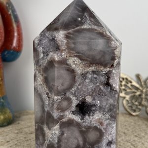 Roze amethist punt L