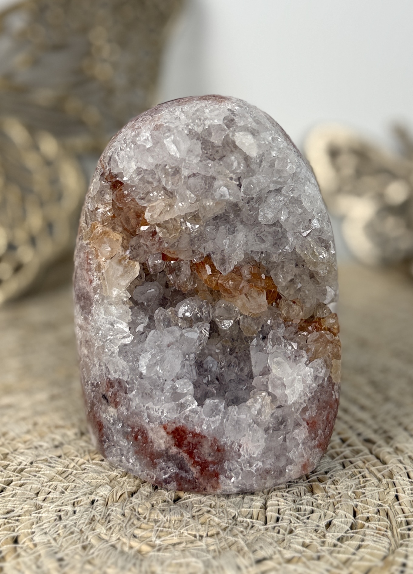 roze amethist free form